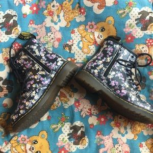 Floral Toddler Doc Martens